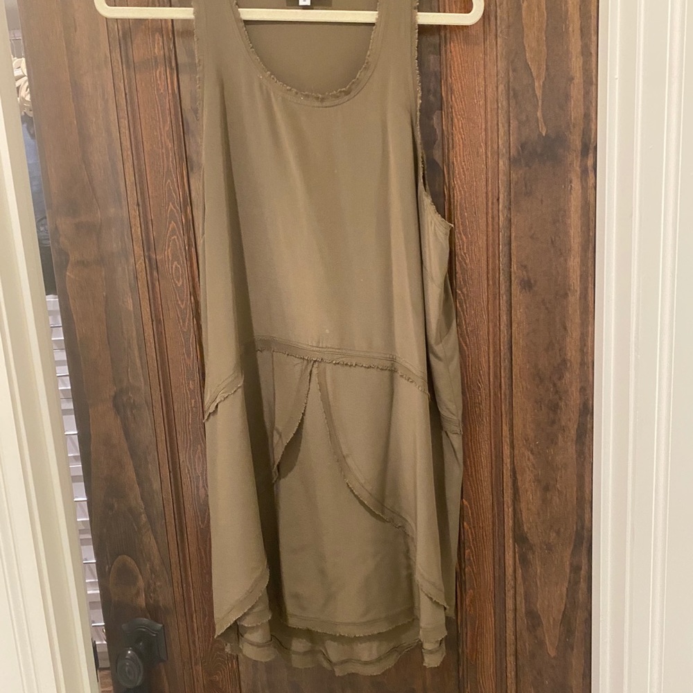 Razorback silk dress